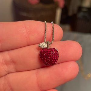 Swarovski Apple Necklace